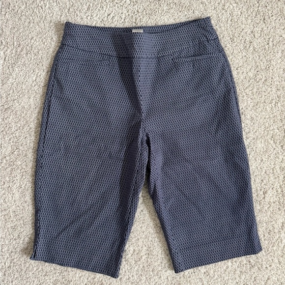 Chico's Bundle of 2 pair of pull on shorts. Chico’s Size 00, US Size 2 Blue - Picture 2 of 14